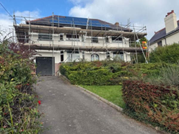Twenty20 Scaffolding house project